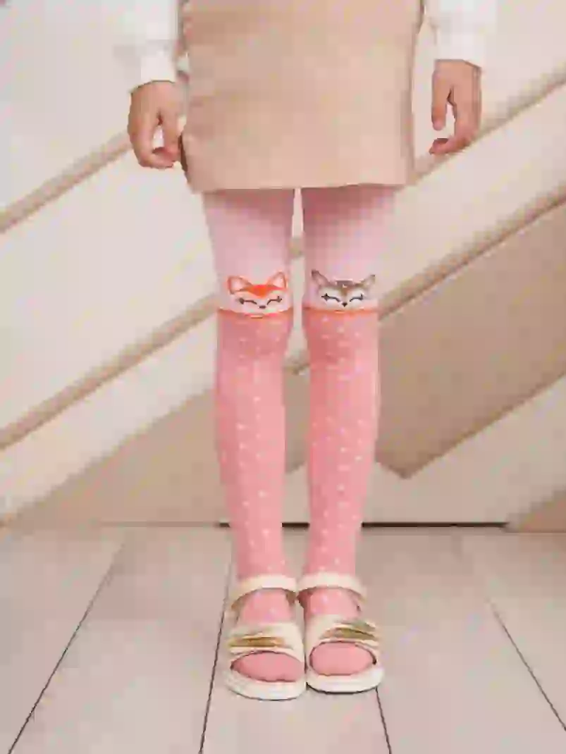 КОЛГОТКИ С РИСУНКОМ БЭМБИ ПУДРА
